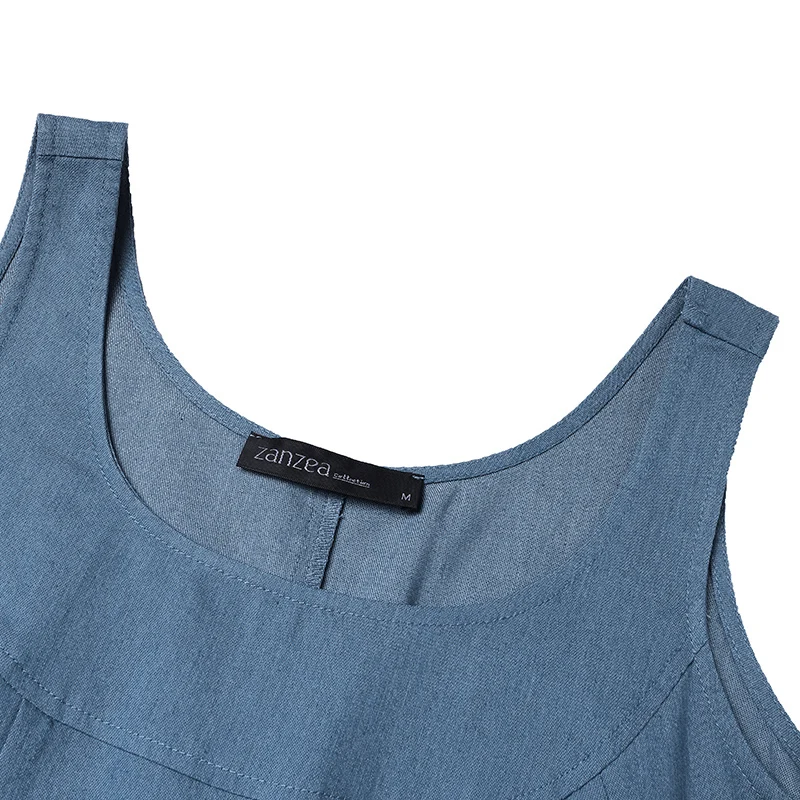 Casual Denim Viscose Summer Dress S1342b9c338b84a78b0e991a4834e6727w