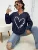 The Great Love At The Edge Of Butterflies Design Sweatshirt Female Fleece Crewneck Hooded Street Autumn Pullover New Sportswear