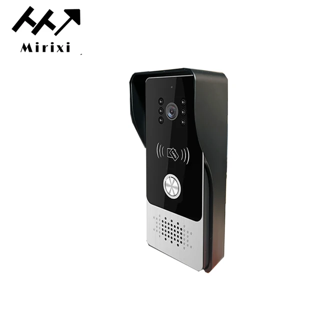Mirixi 7 Inch Video Intercom Door Phone Doorbell with Camera RFID Unlock Wide Angle Multiple System  Door Access Control Night 5