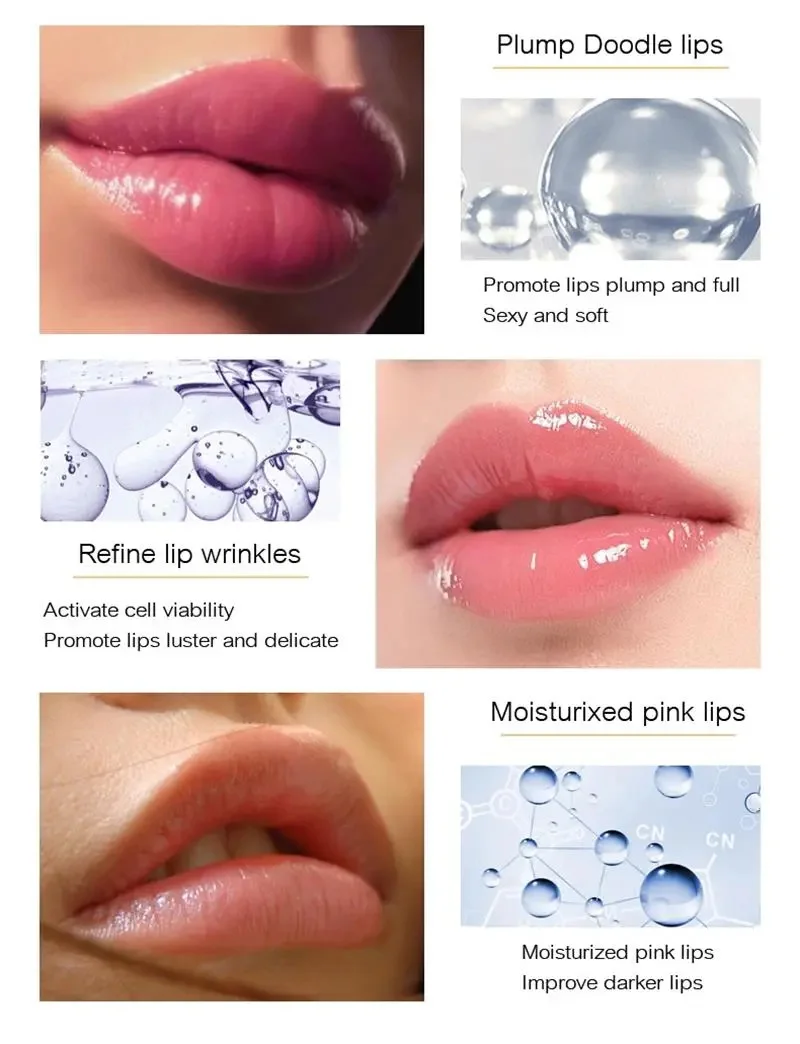 Ser instant pentru buze, volumizare, ulei esențial, reducerea liniilor fine, luciu, creșterea elasticității, hidratare, iluminare sexy_voghion.com