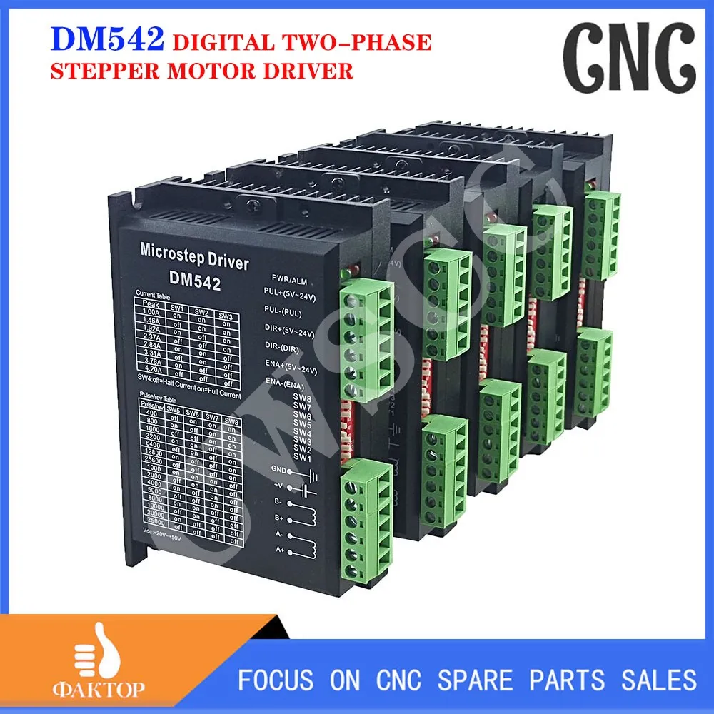 

5PCS DM542 Digital Stepper motor driver 2 phase 4.2A for 57 86 stepper motor NEMA23 NEMA34 Stepper Motor Controller