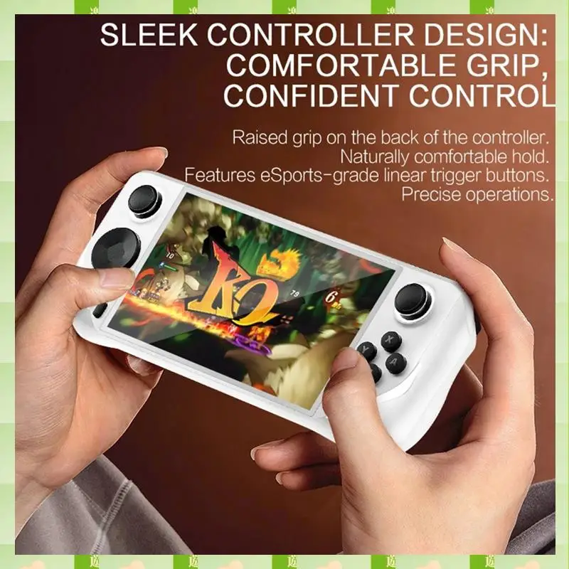 E6 Handheld Game Console 64GB 10000+Games 5 Inch Screen Support For GBA GBC PSP PS1 N64 Game Console A