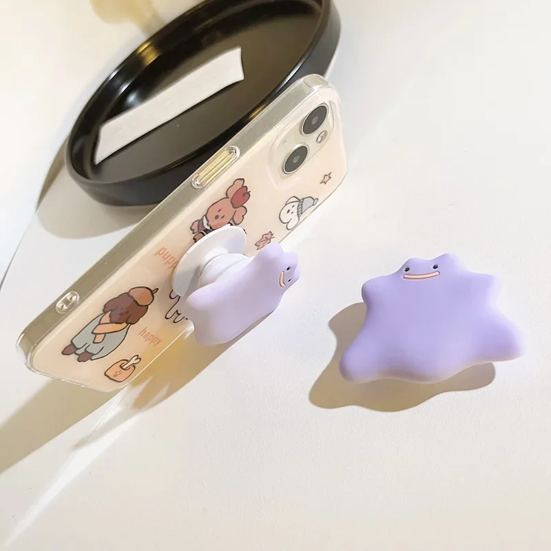 Pokemon Ditto Phone Socket Folding Phone Holder Stand Cartoon 3D