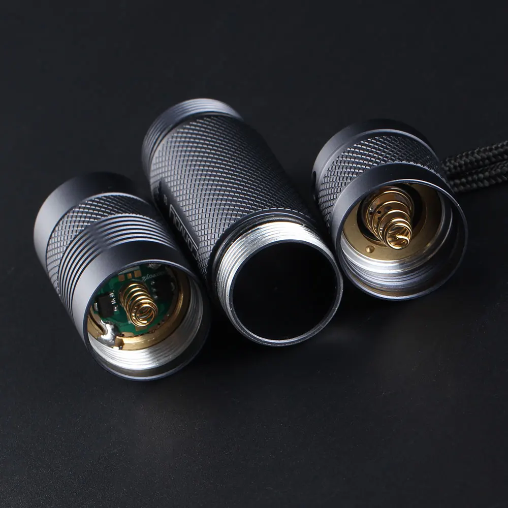Gray Convoy S2 UV 365nm flashlight 7135*5 single mode zwb2 filter installed UVA 18650 Ultraviolet flashlight torch