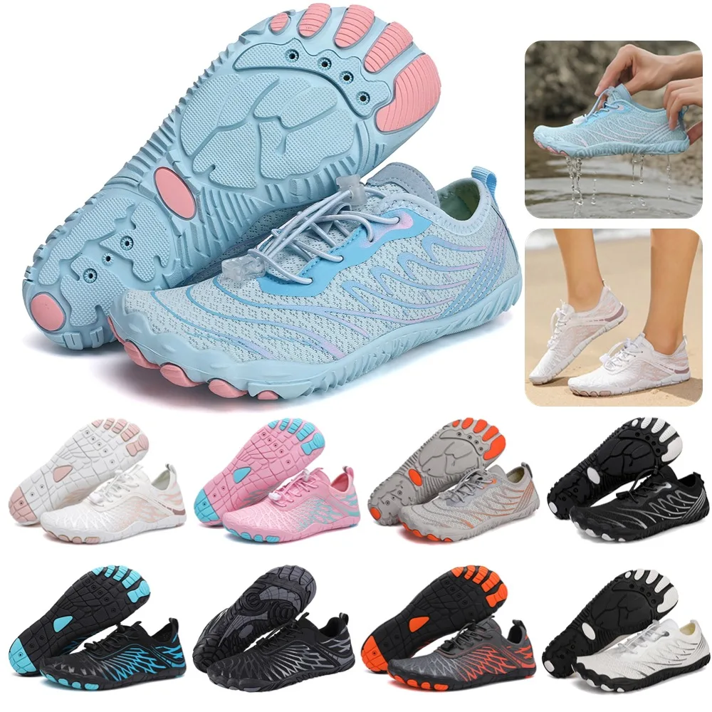 Unisex Barefoot Shoes Outdoor Beach Water Sports Upstream Diving Surfing Men Women Aqua Shoes Gym Sport Running Fitness Sneakers