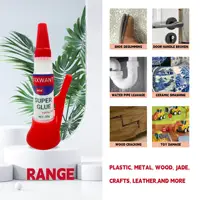 กาวซุปเปอร์ไซยาโนอะคริเลต - กาวทันทีที่แข็งแกร่งเป็นพิเศษ การยึดเกาะอย่างรวดเร็วสําหรับการซ่อมแซมโลหะ / พลาสติก / ไม้ / เซรามิก 1/2/3 ชิ้น 5