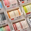10Pcs Rainbow Washi Tapes Scrapbooking Supplies Slim Washi Tape Diary Decoration Journal Stationery Supplies Basic Masking Tape 1