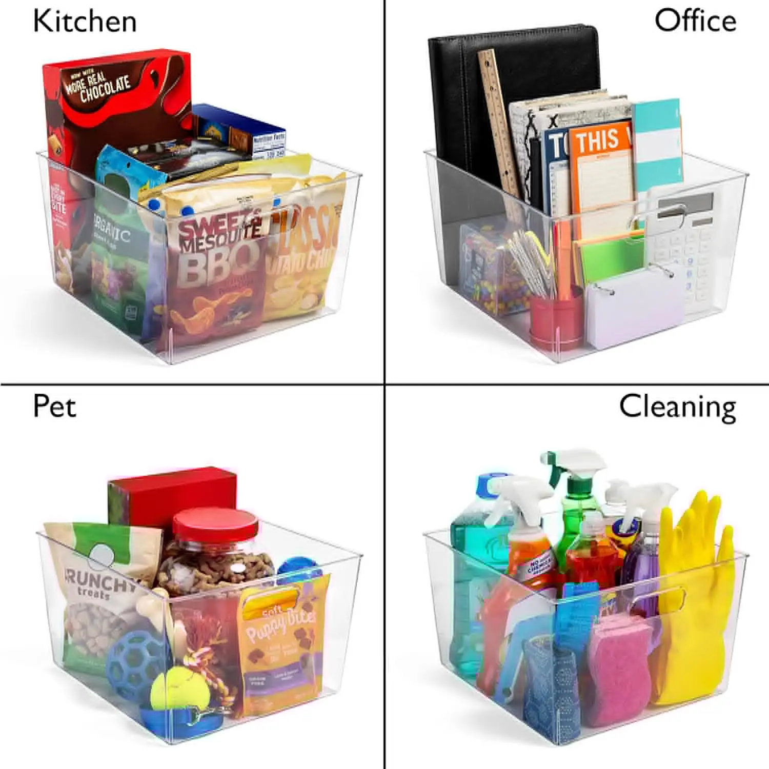 Large Fabric Organizer Bins for Home Office / Craft Room / Playroom St –  All About Tidy