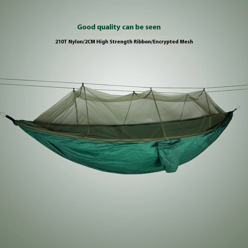 2 Person Camping Hammock Mosquito Net Outdoor Swing For Hanging Garden