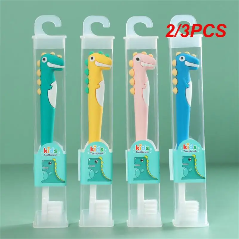 

2/3PCS Oral Care Cleaning Small Head Childrens Toothbrush Independent Packaging Soft Hair Baby Toothbrush Toothbrushes Cartoon