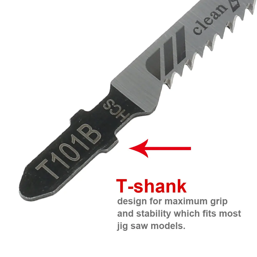 Jig Saw Blades 80/48Pcs Jig Saw Blades Cutting Tools T-Shank Wood Metal Blades Woodworking Tool Cutting Power Tools