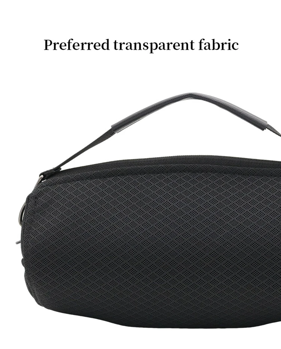 Portable Bag for JBL CHARGE6 Speaker Sound Permeable Bags Charge 6 Outdoors Travel Carrying Transparent Case