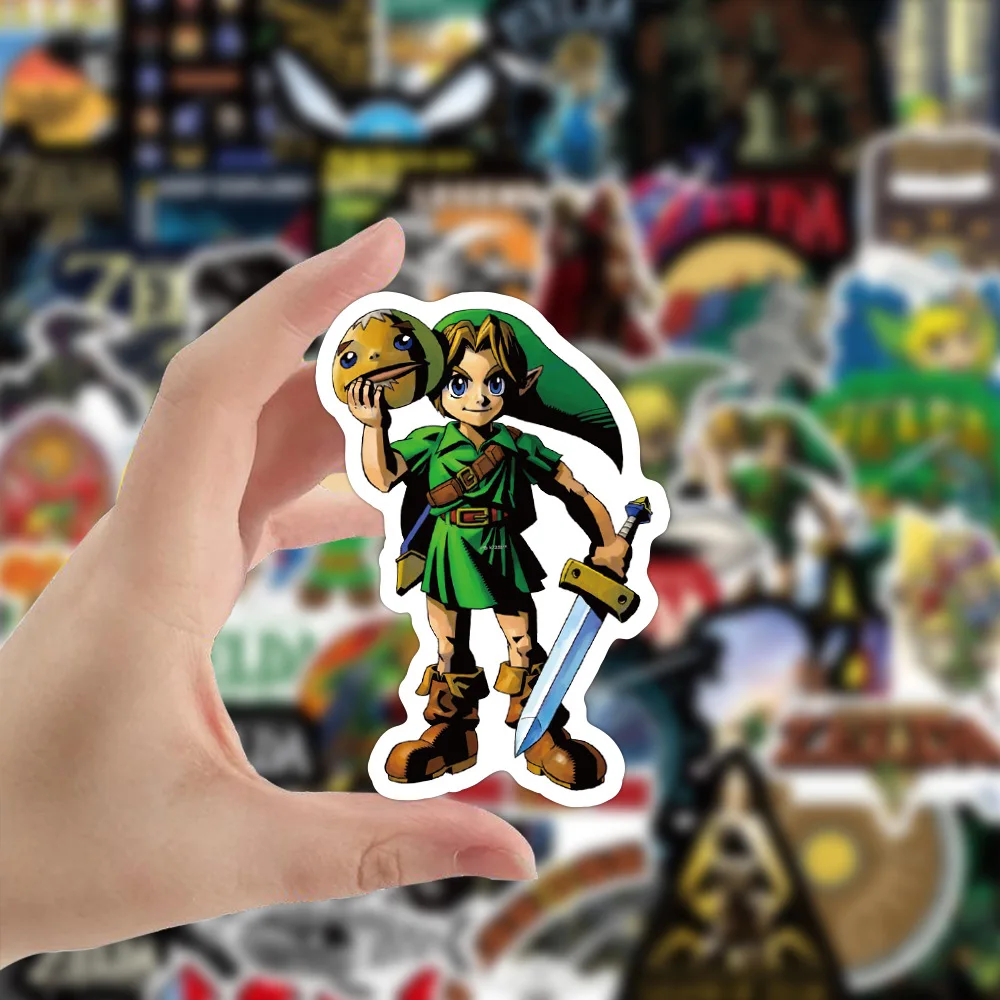 Link (Zelda) - Adesivo de Parede em Pixel Art