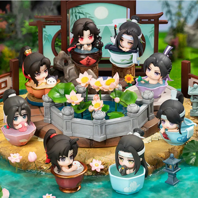 

Q Version Mo Dao Zu Shi Model Doll Figure Wei Wuxian Lan Wangji Kawaii Animation Figurines Model Peripheral Decorations Gift Toy