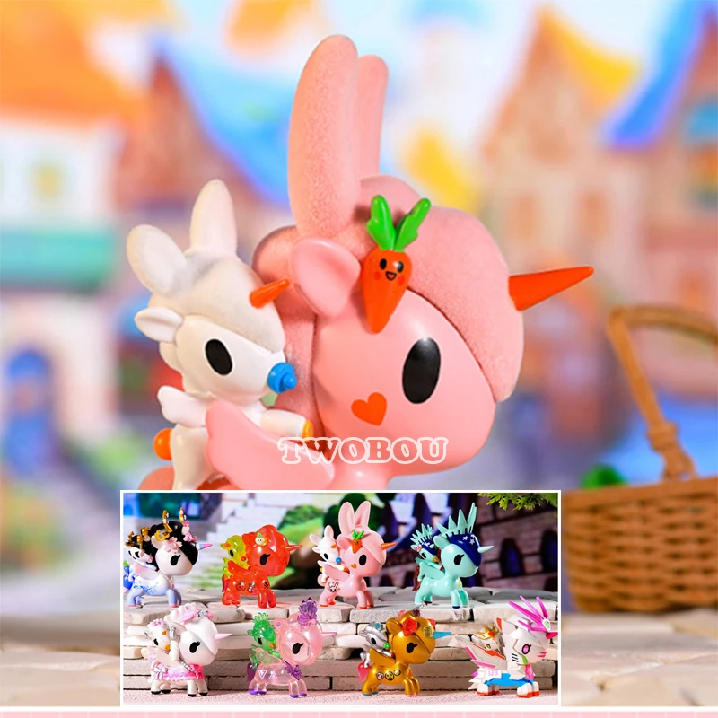 

Tokidoki Baby Series 2nd Blind Box Toys Anime Figure Doll Mystery Box Cute Pony Unicorn Kawaii Decoration for Girl Birthday Gift