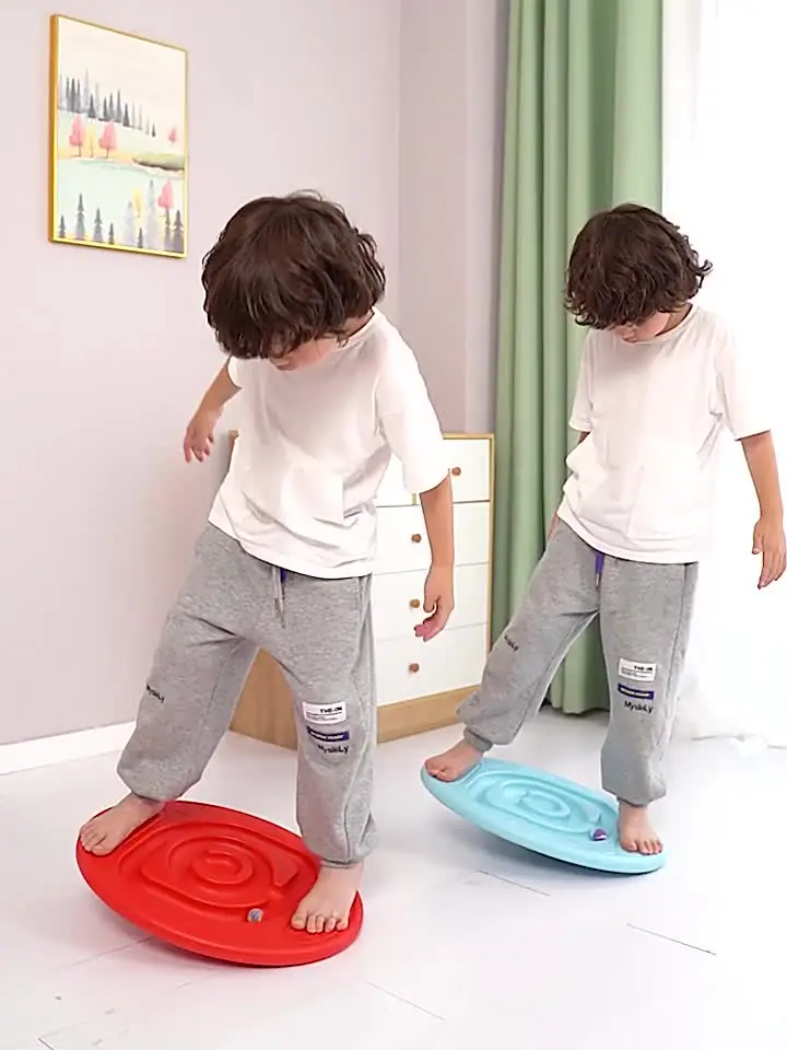 Tabla De Equilibrio Para Niños – Balancín De PVC Antideslizante | Entrenamiento Sensorial Y De Estabilidad | Regalo Para Niños Y Adultos