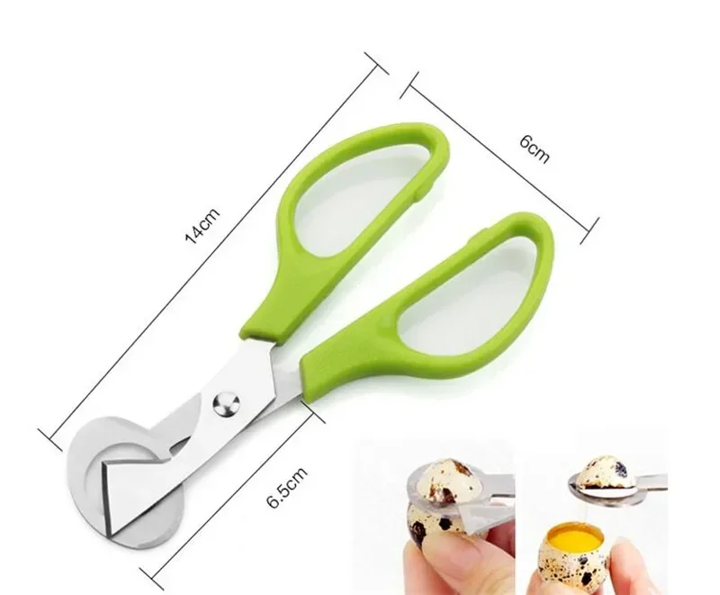 Egg Shell Opener Egg Opener Egg Shell Scissors Creative Stainless Steel Cut Whisk Egg Apparatus Pigeon Quail Egg Scissor Bird Opener Kitchen Tool Clipper Gen Eggshell Cutter