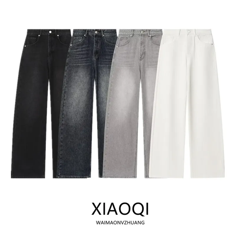 Women's High Waist Wide Leg Jeans Casual Versatile New Arrival Winter 2025 Loose Fit Comfortable Bootcut Denim Trousers