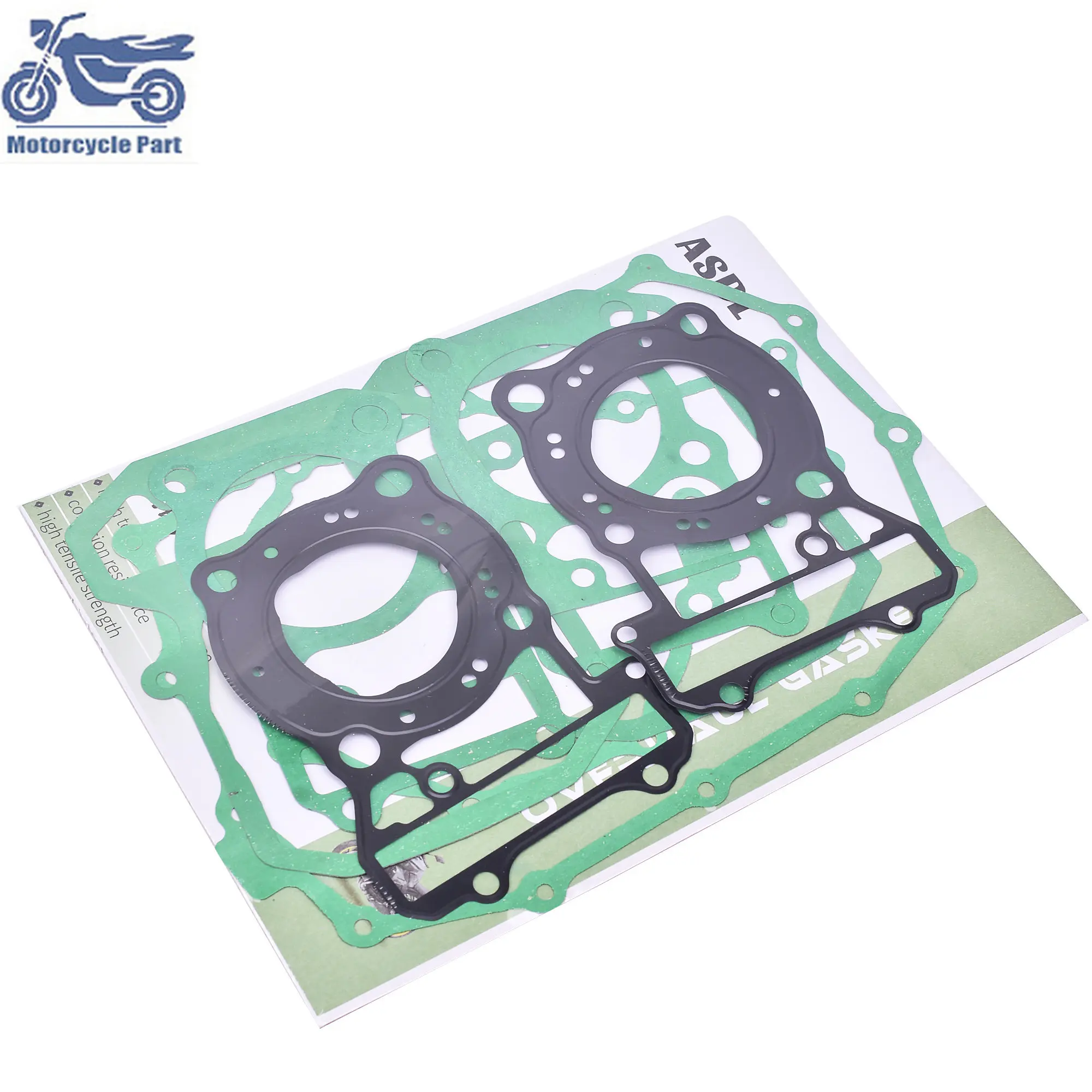 

400cc Motor Bike Complete Full Cylinder Head Overhaul Gasket Mat Pad Kit for Honda Steed 400 Steed400 NC26 89-94 NV400 NV 400