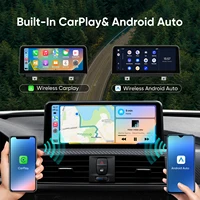 Ainavi Autoradio sans fil CarPlay Android Auto pour BMW Séries 1 2 3 4 F20 F21 F22 F30 F31 F33 F34 F36 NBT Lecteur Multimédia Automobile Intelligent 2