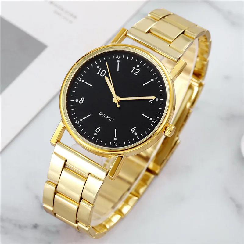 

Ladies Quartz Watch Stainless Steel Luminous Dial Leisure Watch Fashionable Simple Quartz Wristwatch Reloj Mujer Montre Femmes