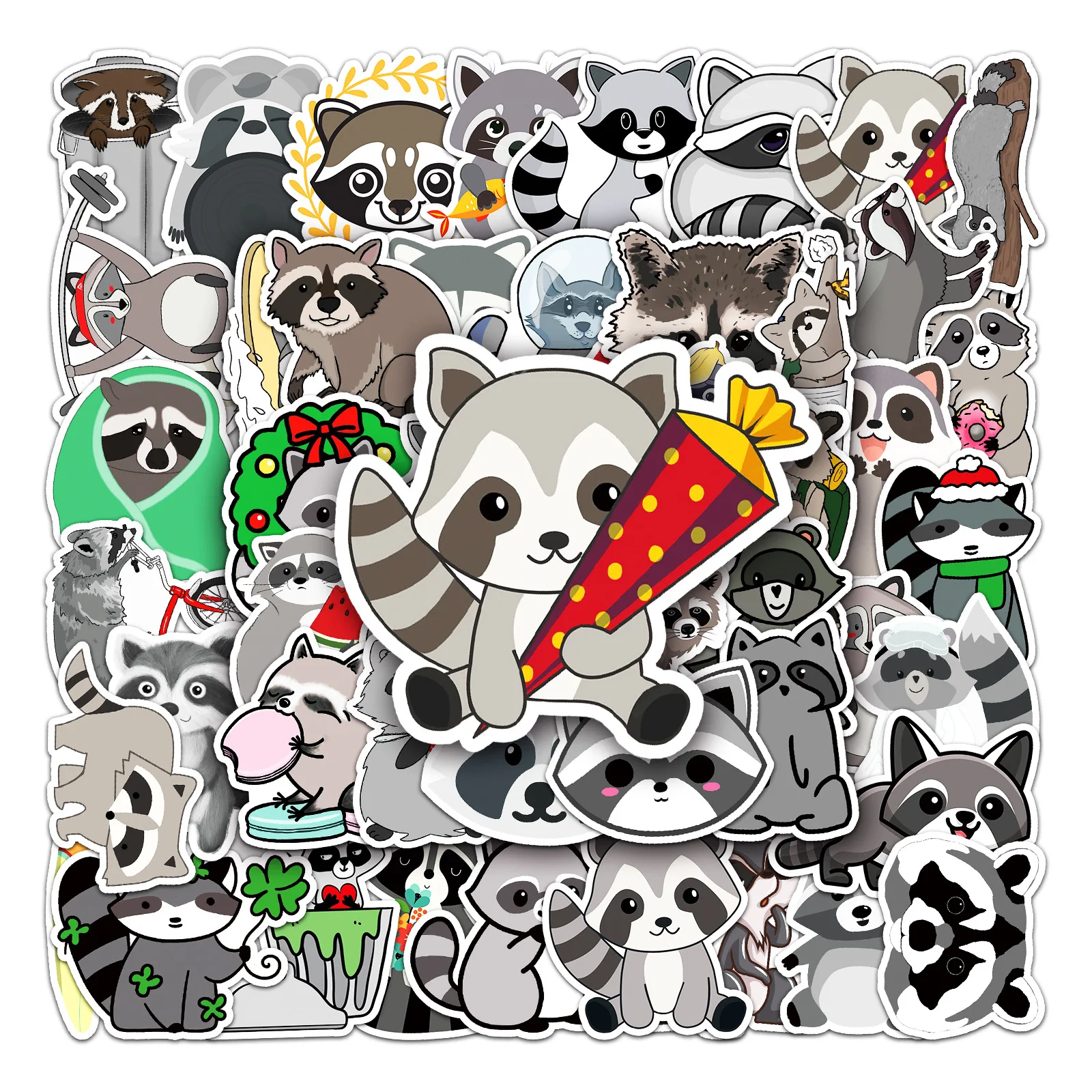 Sticker Children's Sticker Pack Little Raccoon Animal Cool Gadgets Graffiti  Aesthetic Notebook Laptop Classroom Cahiers Planner - AliExpress