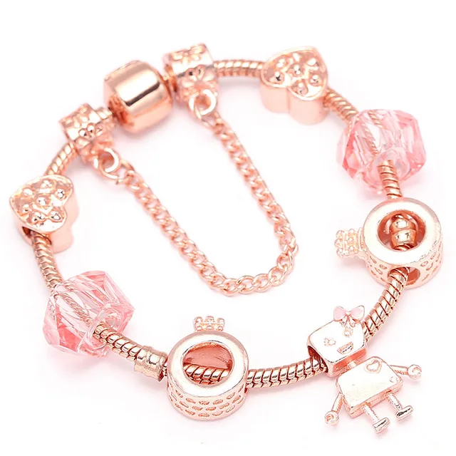 BAOPON-Bracelets à breloques coeur d'amour pour femme, perles Marano bricolage, bracelet fin, bijoux de mariage pour femme, amoureux, 2024