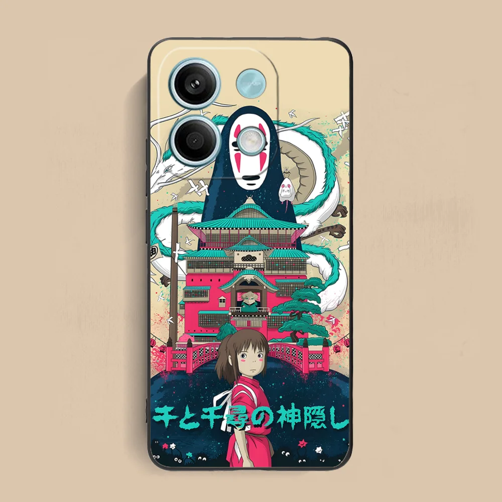 Spirited Away Black Smartphone Cover Phone Case