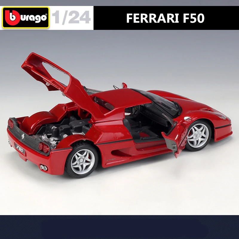 Burago 1:24 Ferrari Ferrari F50 Simulation Alloy Car Model Toy Products  Collection Ornaments Gifts B347