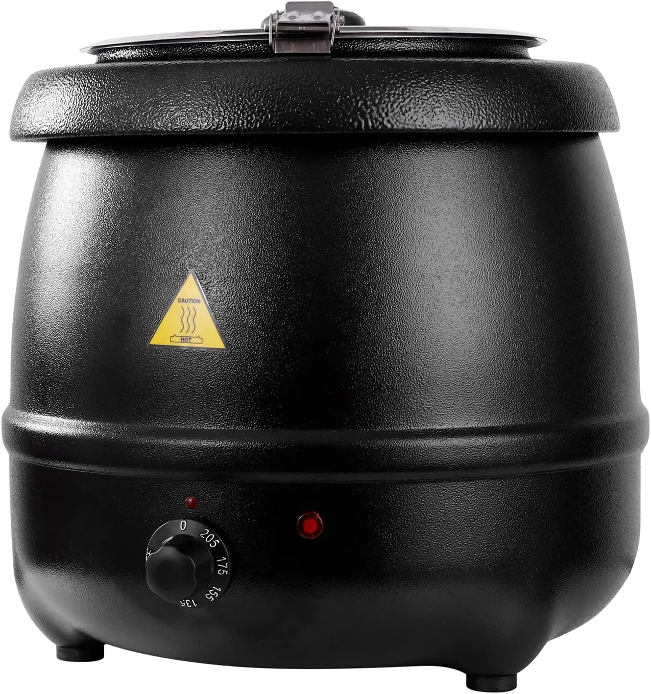 

Qt. Round Black Countertop Food/Soup Kettle Warmer - 120V, 400W Boiling kettle electric Electric kettle car Hot water kettle Xao