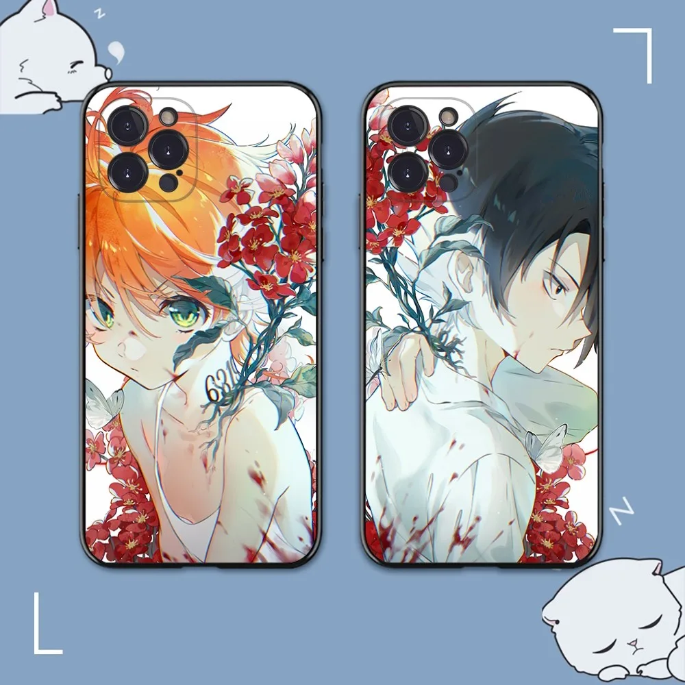 The Promised Neverland Phone Case Silicone Soft for iphone 15 14 13 12 11 Pro Mini XS MAX 8 7 6 Plus X XS XR Cover