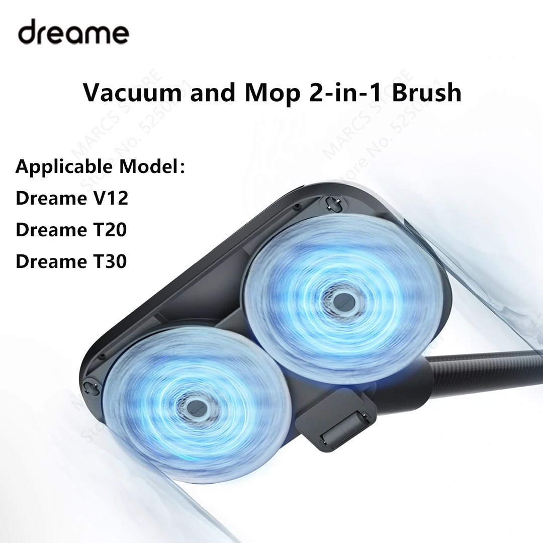 Original Dreame V12 T20 T30 Carpet Brush Head V-shape Main brush  Accessories 1.2 cm also suit for V12 T30 - AliExpress