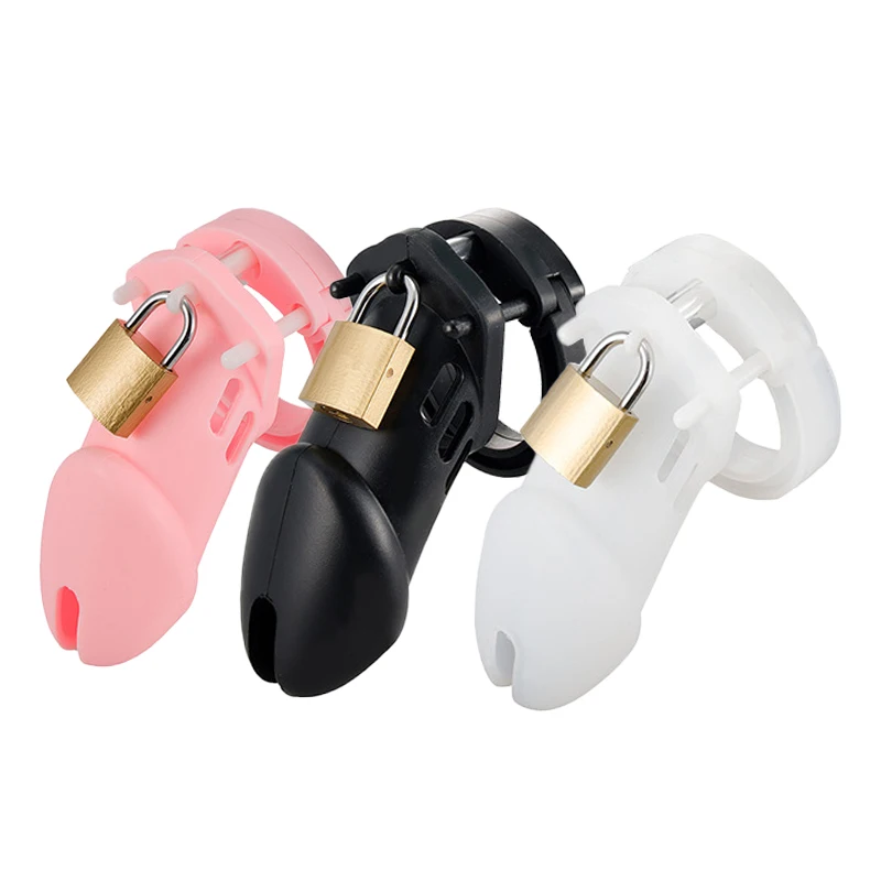 Silicone Urethra Chastity Lock with 5 Snap Ring Penis Bondage Adult Men's Chastity Cage Cock Restriction BDSM Abstainer Sextoys penis chastity cage,chastity lock sex toy