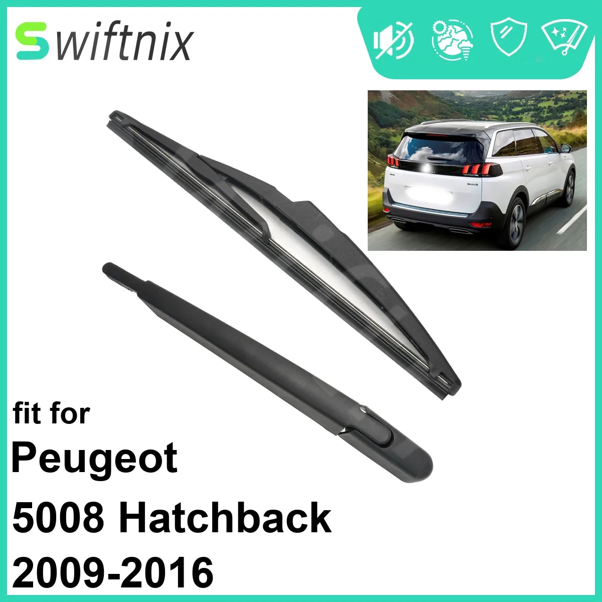 

Семейный комплект рычагов, 2 шт. для хэтчбека Peugeot 5008 2009-2016, задняя дверь ветрового стекла 2010, 2011, 2012, 2013, 2014, 2015, 2016