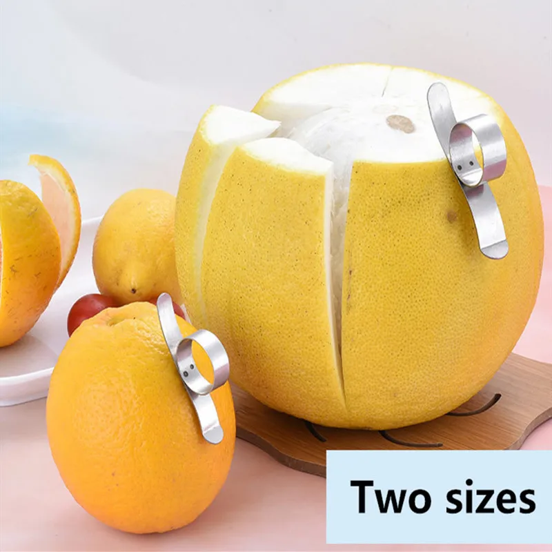PeelOrangeWareCreativePeelerOrangePeelerStainlessSteelFinger