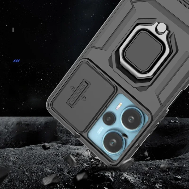 Shockproof Armor Slide Lens Camera Case – Durable Protection