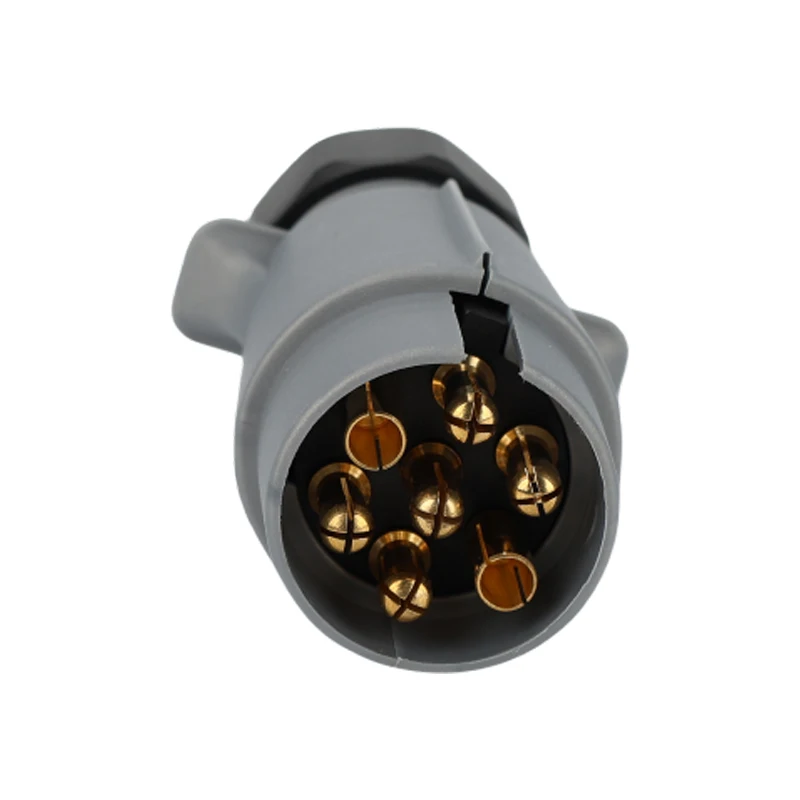 Trailer Socket Plug CVP 7 pin 12S-type Trailer or Caravan plug-Grey