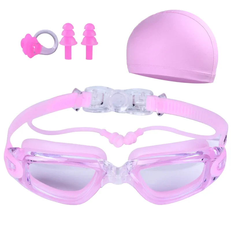 Adult Swimming Goggles Swimming Goggles Waterproof Fog-Proof High-Definition Equipment Cap Suit