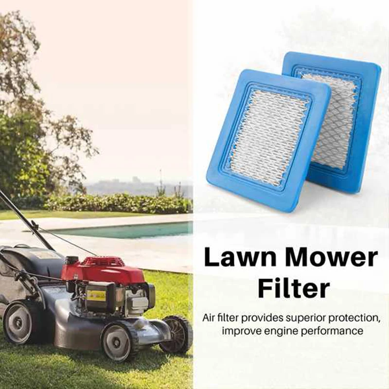 10 Pack 491588S Air Filter Replace for Briggs Stratton 491588 4915885 Flat Air Cleaner Cartridge Lawn Mower Filter