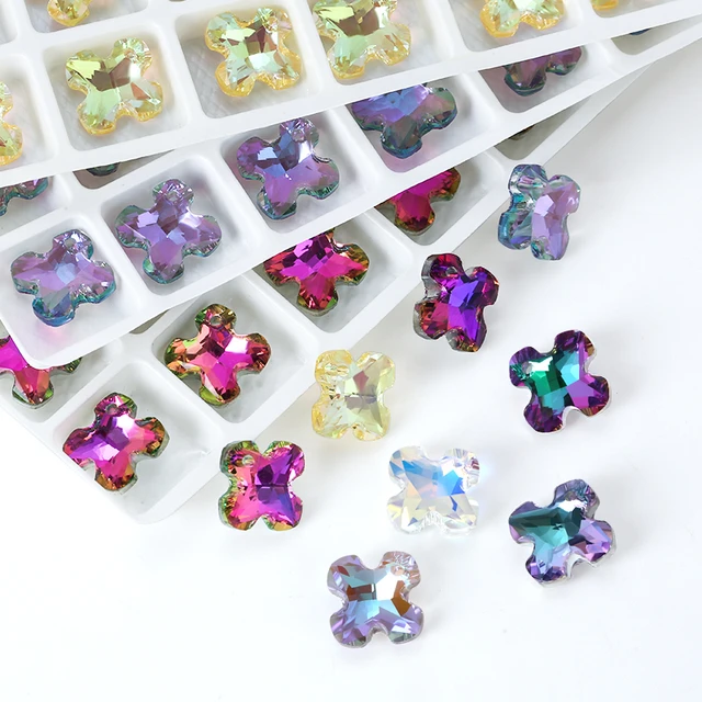 16mm 6723 Shell Crystal Charms Loose Jewelry Beads Glass