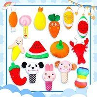 50PCS/Pack Dog Squeaky Toys Bulk, Plush Dog Toys for Small Medium Dog, Cute Stuffed Pets Squeaky Toys Dog Puppy Birthday 2