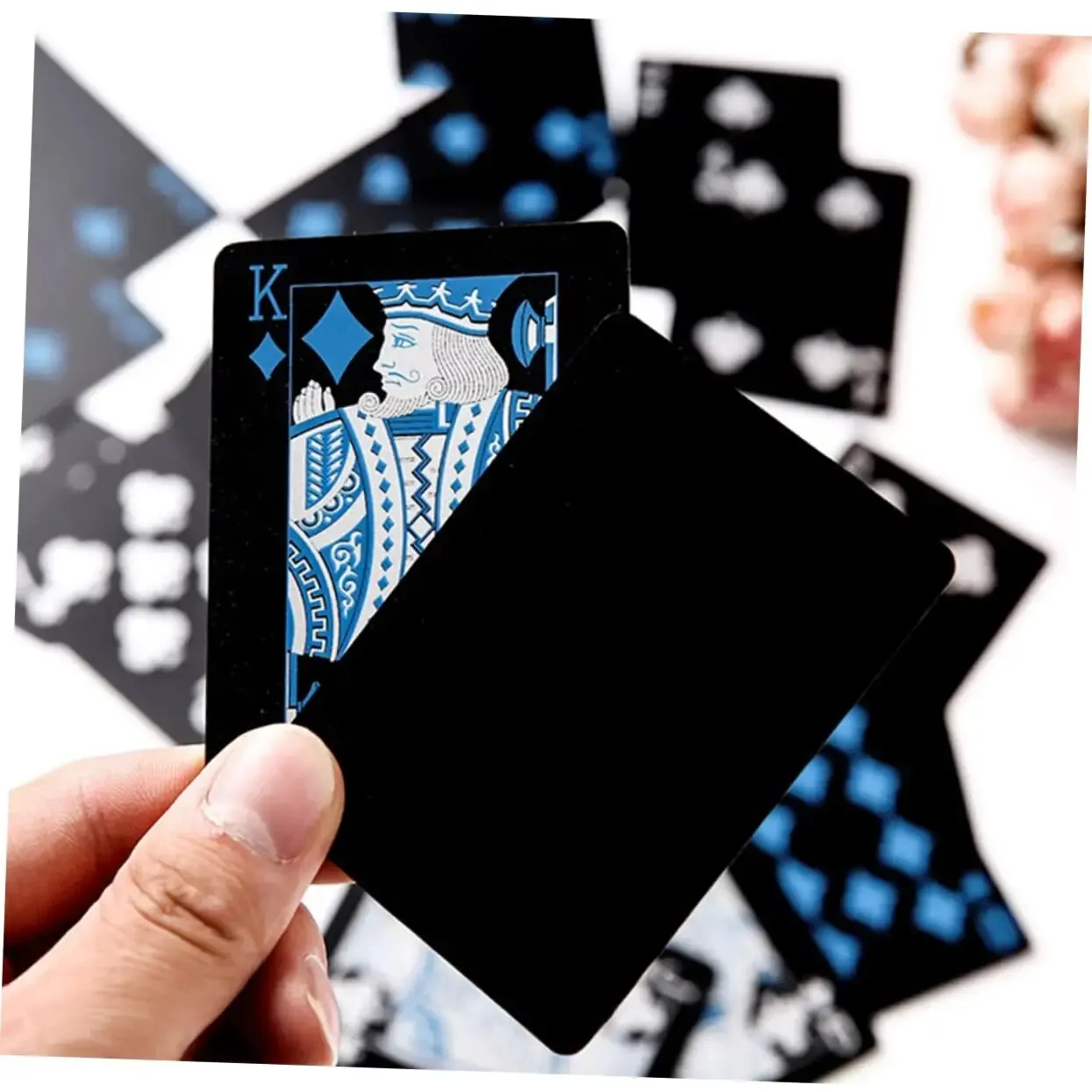 Waterproof Playing Cards PVC with Box Perfect for Deck Party Games Classic Magic Tricks Tool Board Game Gift Collection playing cards plastic playing cards