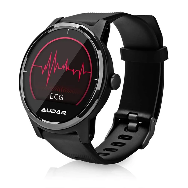 Montre connectée ecg electrocardiogramme homme femme – audar e1 – cardio,  tension, waterproof, gps - android et apple AUDAR Pas Cher 