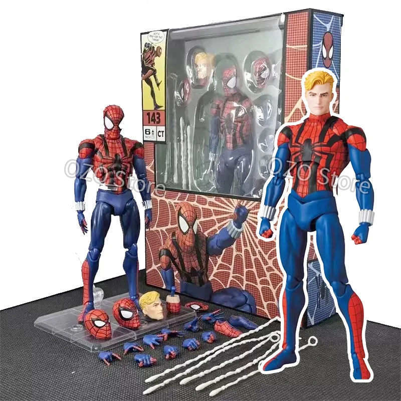 在庫 Ct おもちゃスパイダーマン Mafex 143 ベン・ライリーコミック版