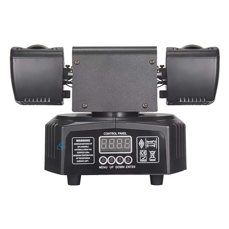 DMX 36W LED Moving Head Light Disco Gold Strobe Beam Green&Red Laser Party Light