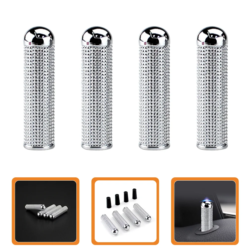 

4pcs Car Door Lock Knobs Universal Car Door Lock Pin Rod Cover Auto Modified Door Decals for Car Vehicle Use