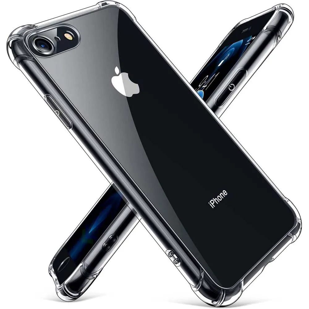 Custodia Posteriore Morbida In Silicone Trasparente Antiurto Per Iphone Se 2022 Se 2020 Se 2016 Xr Xs Max Xs X 8 Plus 7 Plus 6S Plus 6 Plus Coque