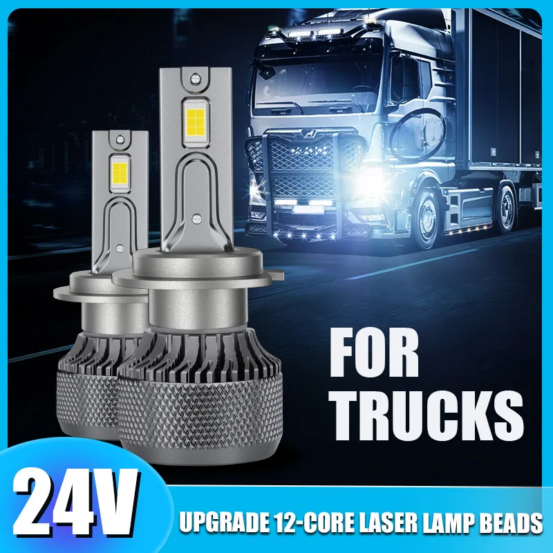 Kit LED H7 Spécifique Camion 24 Volts - 6000Lms - TruckLine V2.0