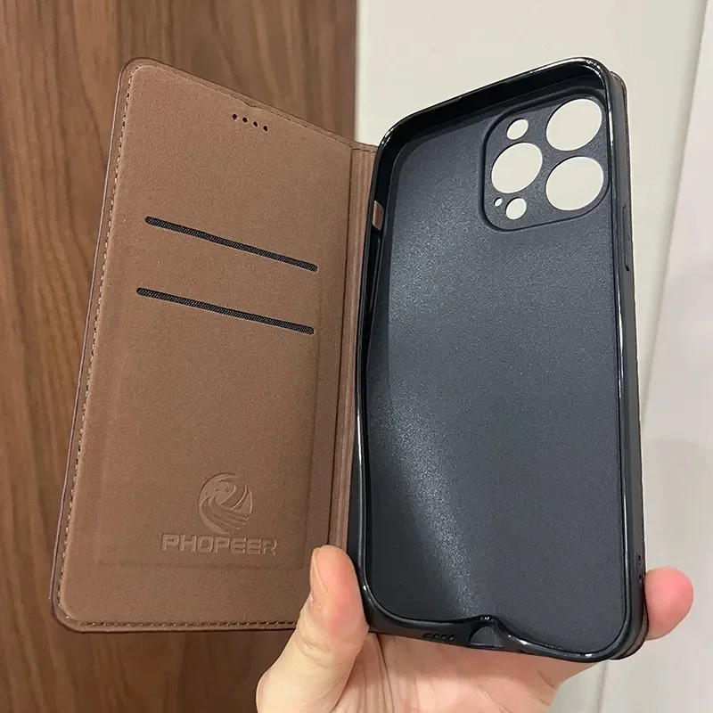 Classics Genuine Leather Phone Case For XiaoMi Redmi Note 5 6 7 8 8T 8 9 9s 9T Pro Max Cowhide Magnetic Flip Cover