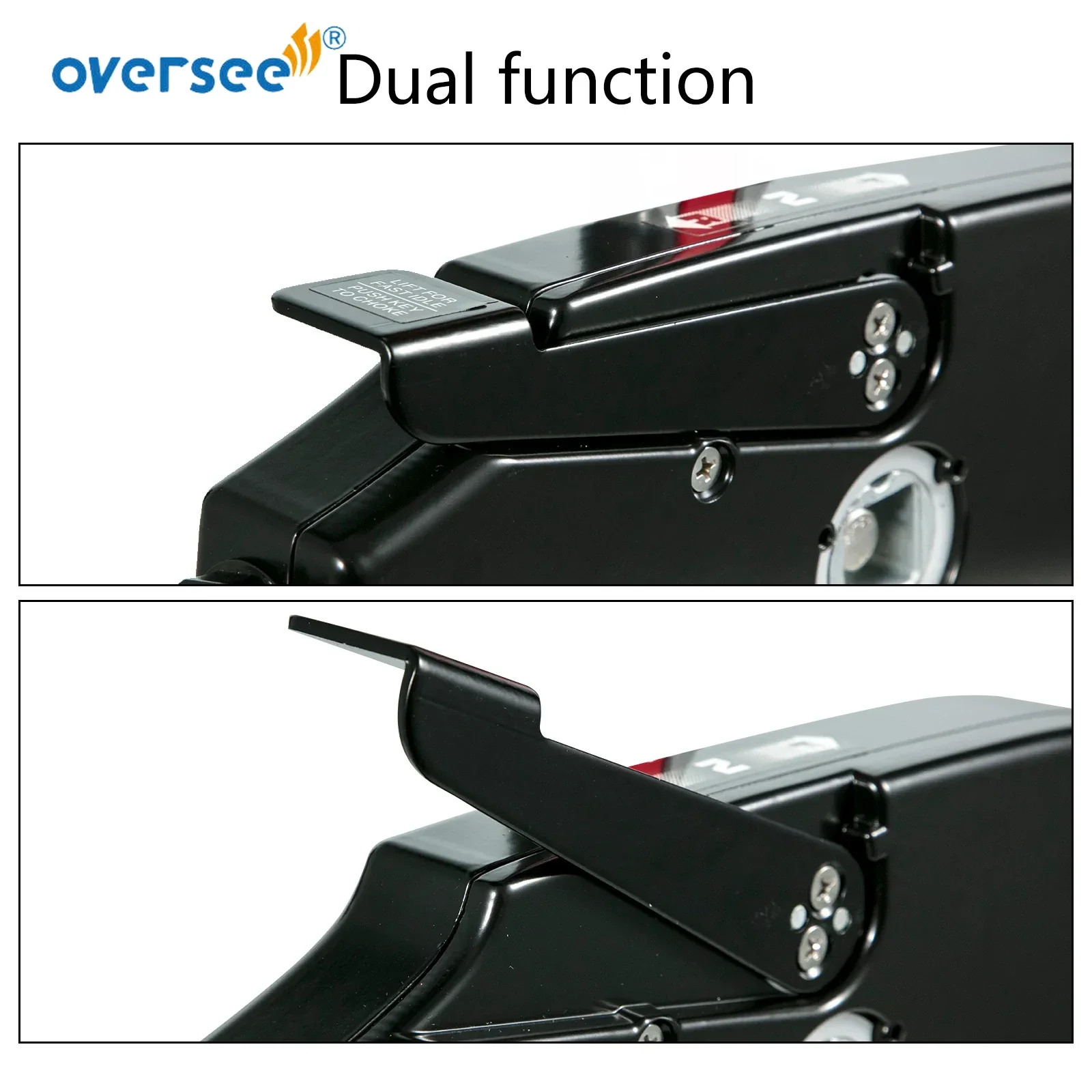 Oversee Remote Control Box Push 67200-93J50 For Suzuki Outboard Motor Single Handle